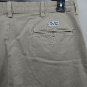Polo Ralph Lauren Classic Fit 9" Inseam Chino 34W Taup Tan Cotton Golf‎ Casual